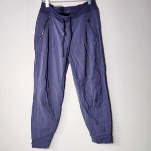Athleta Hybrid Trekkie North Jogger Blue Pants Women 12 Workout Athleisure A0061